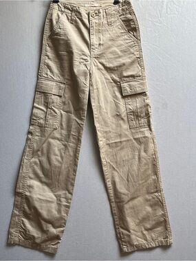 Levi's Y2K Style Khaki Tan Cargo Pants '94 Baggy Straight Fit SZ 23 - 27"